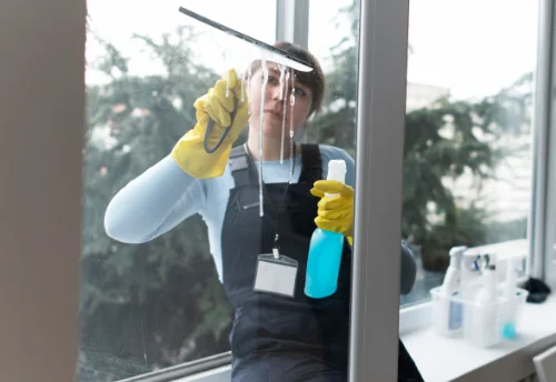 Nettoyage de vitres intérieures et extérieures aux Aynans